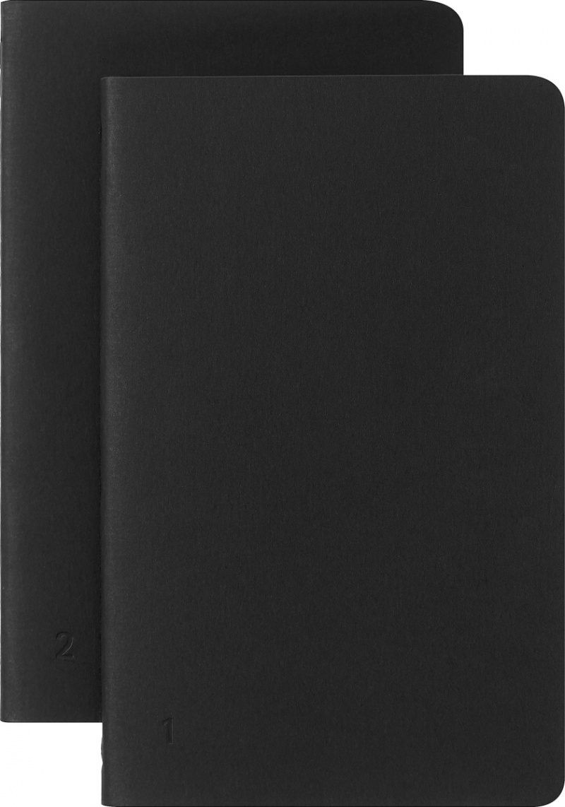 380574-396359-zestaw_2_zeszytow_moleskine_smart_cahier_p_9-800w Zestaw 2 zeszytów MOLESKINE Smart Cahier, P, 9x14cm, w linie, czarny - obrazek 1