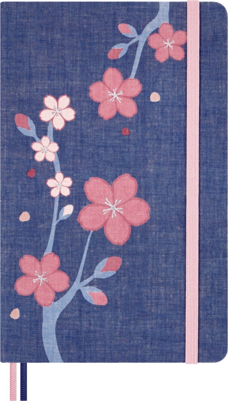 380641-396313-notes_moleskine_sakura_2025_l_13x21cm_w_lini-800w Notes MOLESKINE Sakura 2025, L, 13x21cm, w linie, edycja limitowana - obrazek 1