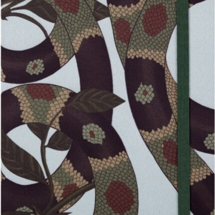 Notes MOLESKINE Snake Leaves 2025, L, 13x21cm, w linie