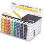 Display długopisów wielozadaniowych TROIKA Construction, 50 szt.
