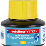 Tusz do uzupełniania markerów do flipchartów e-FETK 25 EDDING, żółty