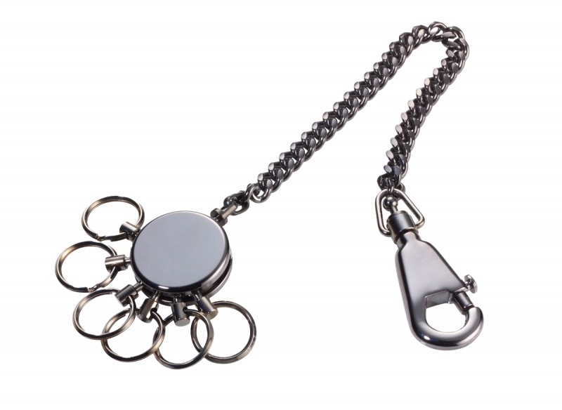 381559-397458-brelok_troika_patent_chain_z_lancuszkiem_na_-800w Brelok TROIKA Patent Chain, z łańcuszkiem, na 6 kluczy, chromowany - obrazek 1