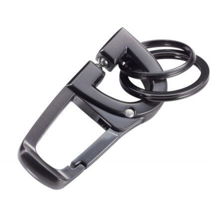 Brelok TROIKA D-Click, system click-lock, karabińczyk, metal