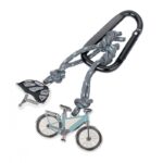 Brelok TROIKA E-Bike, karabińczyk, 2 charmsy, emaliowany metal