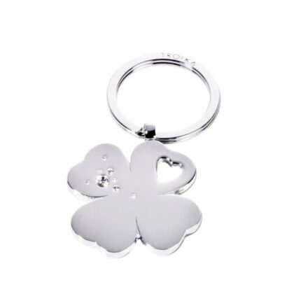 Brelok TROIKA Girls Best Friends Clover, koniczyna, metal