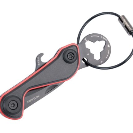 Brelok TROIKA Parcel Cut & Cart, 9 funkcji, czarno-czerwony