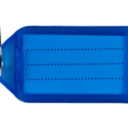 Zawieszki na klucze Q-CONNECT, 55x30mm, 40 szt., niebieskie
