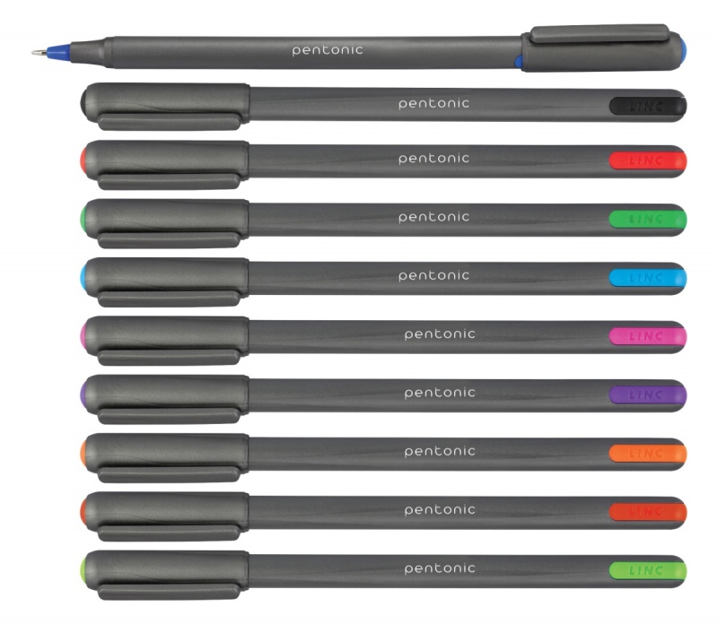 383024-398812-dlugopis_linc_pentonic_sr_kulki_1_0mm_gr_lin-800w Długopis PENTONIC, śr. kulki 1,0mm, gr. linii 0,5mm, jasny zielony (opakowanie 12 szt.) - obrazek 1
