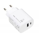 Ładowarka TROIKA Charge-X Duo 20, dwa porty USB-C+A, biała