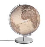 Globus podświetlany TROIKA Stellar Light, śr. 30cm, metalowa podstawa, srebrny - obrazek 2