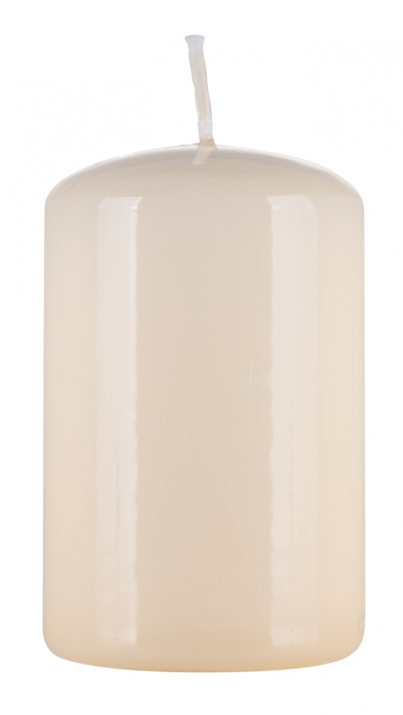 384844-400410-swieca_slupek_donau_home_standard_gloss_50x8-800w-1 Świeca słupek DONAU HOME Standard Gloss, 50x80mm, kremowy - obrazek 1