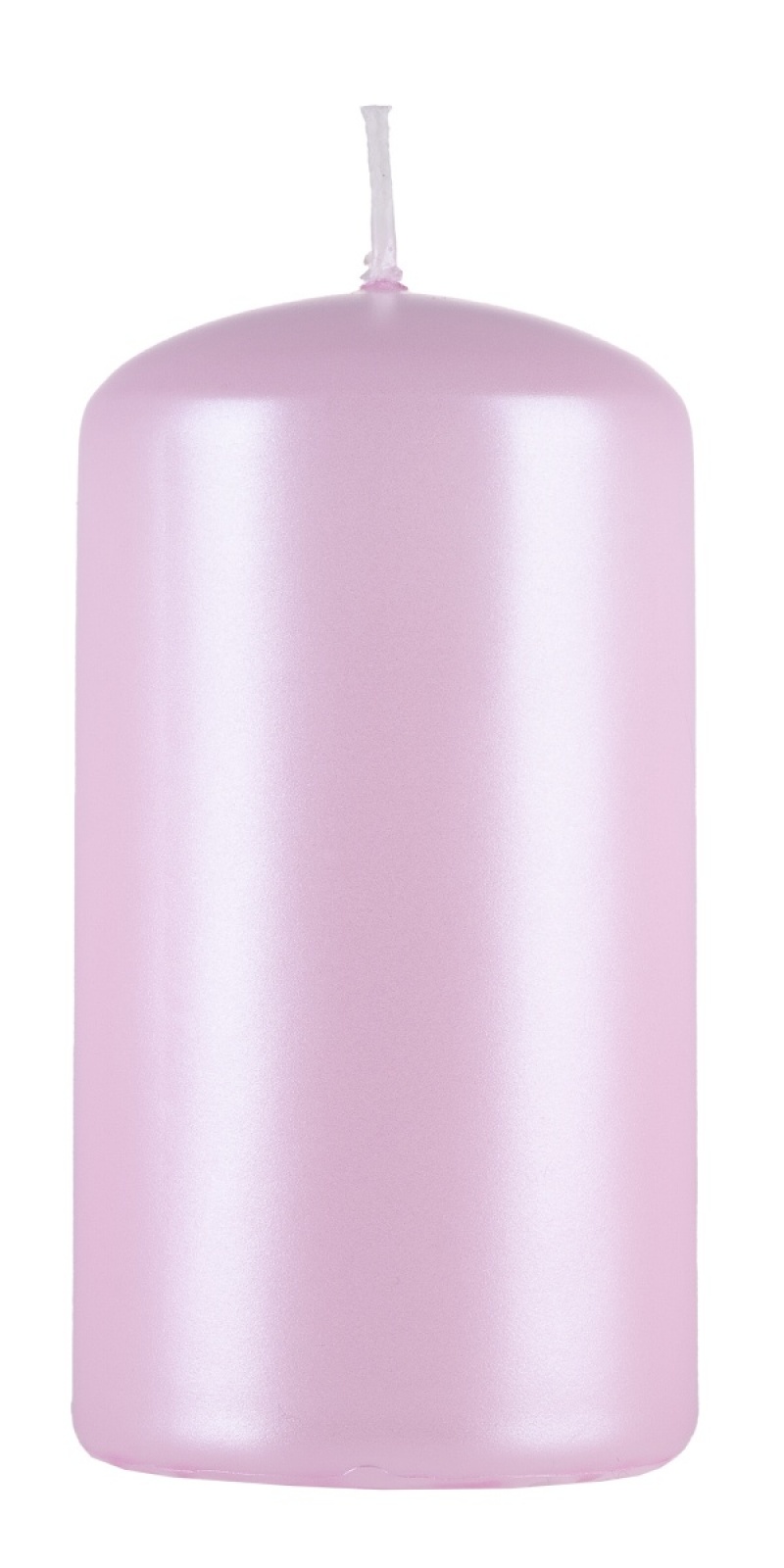 384876-400427-swieca_slupek_donau_home_standard_lakier_60x-800w-1 Świeca słupek DONAU HOME Standard Lakier, 60x115mm, różowy perła - obrazek 1