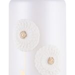 Świeca słupek DONAU HOME Dmuchawce, 70x130mm, biały