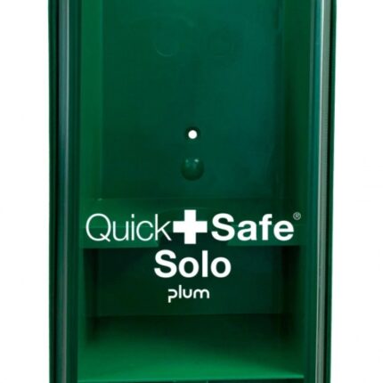 Stacja PLUM QuickSafe Solo, pusta, do montażu na ścianie, zielona