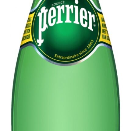 Woda PERRIER, mocny gaz, butelka szklana, 0,75l (opakowanie 12 szt.)
