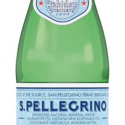 Woda S.PELLEGRINO, delikatny gaz, butelka plastikowa, 0,5l (opakowanie 24 szt.)