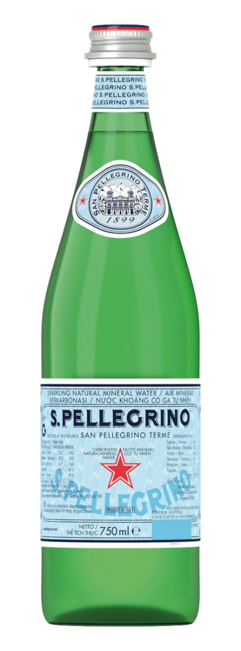 386741-401613-woda_s_pellegrino_delikatny_gaz_butelka_szkl-800w Woda S.PELLEGRINO, delikatny gaz, butelka szklana, 0,75l (opakowanie 15 szt.) - obrazek 1