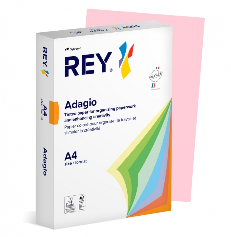 387171-401767-papier_ksero_rey_adagio_a4_160gsm_89_rozowy_-800w Papier ksero REY ADAGIO, A4, 160gsm, 89 różowy pastel *RYADA160X475 R100, 250 ark. (pakiet 5 opakowań) - obrazek 1