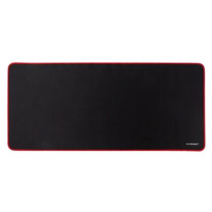 Podkładka pod mysz Q-CONNECT XXL, 90x40cm, czarno‑czerwona