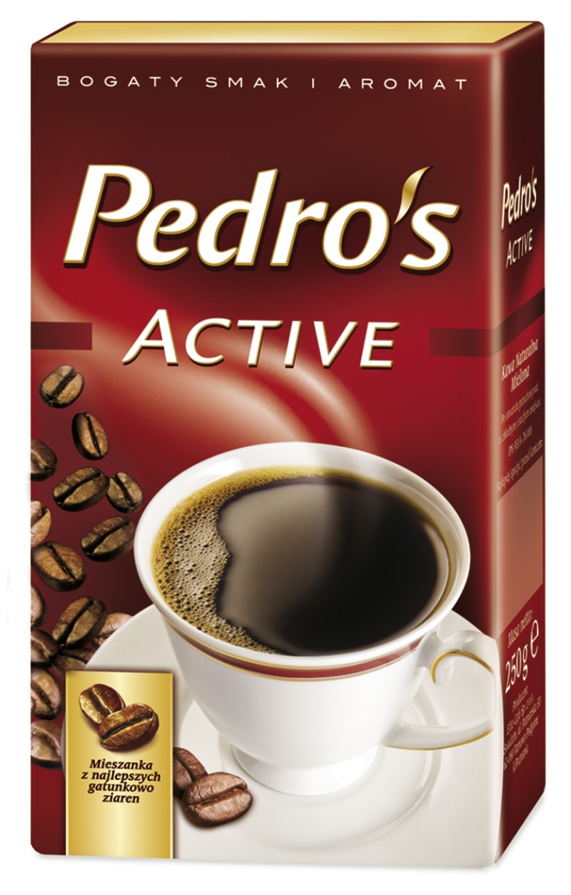 388115-402424-kawa_pedros_active_mielona_250g-800w Kawa PEDROS Active, mielona, 250g - obrazek 1