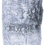 Świeca słupek DONAU HOME Brzoza, 70x120mm, biały