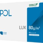 Papier ksero POL LUX, A3, klasa B, 161CIE, 80gsm, 500ark. (pakiet 5 opakowań)