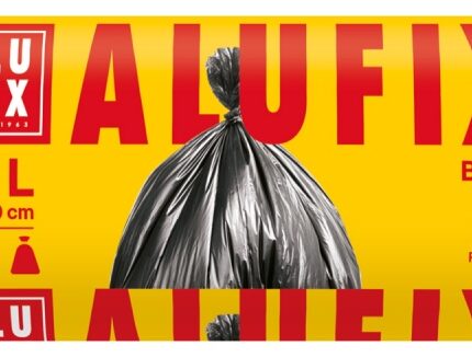 Worki na śmieci ALUFIX Economy, HDPE, 35l, 30 szt., czarna