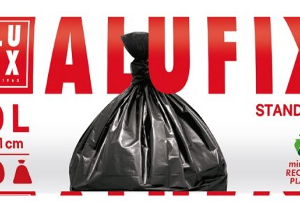 Worki na śmieci ALUFIX, HDPE, 60l, 20 szt., czarne