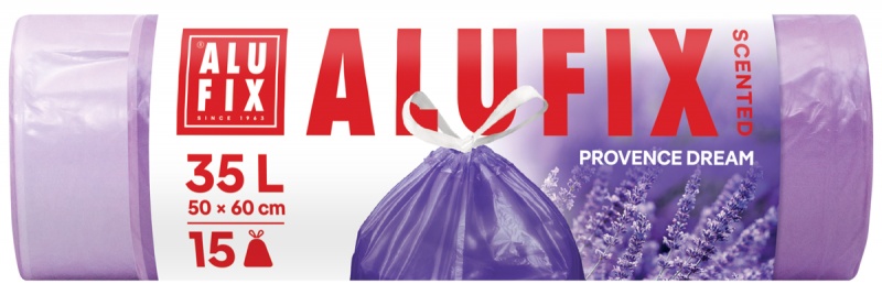 389440-403641-worki_na_smieci_alufix_lawendowe_hdpe_35l_15-800w Worki na śmieci ALUFIX, lawendowe, HDPE, 35l, 15 szt., fioletowe - obrazek 1
