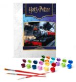 Malowanie po numerach IDEYKA, 40x50cm, metallic, Harry Potter: Expres do Hogwartu, 1 szt. - obrazek 2
