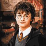 Malowanie po numerach IDEYKA, 40x50cm, Harry Potter: Pokój wspólny Gryffindoru, 1 szt.