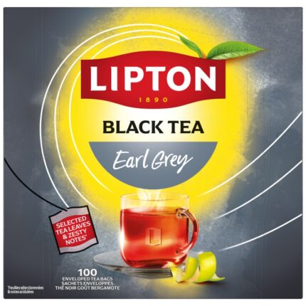 Herbata LIPTON Feel Good Selection, Energise, Earl Grey, 100 kopert, 200g