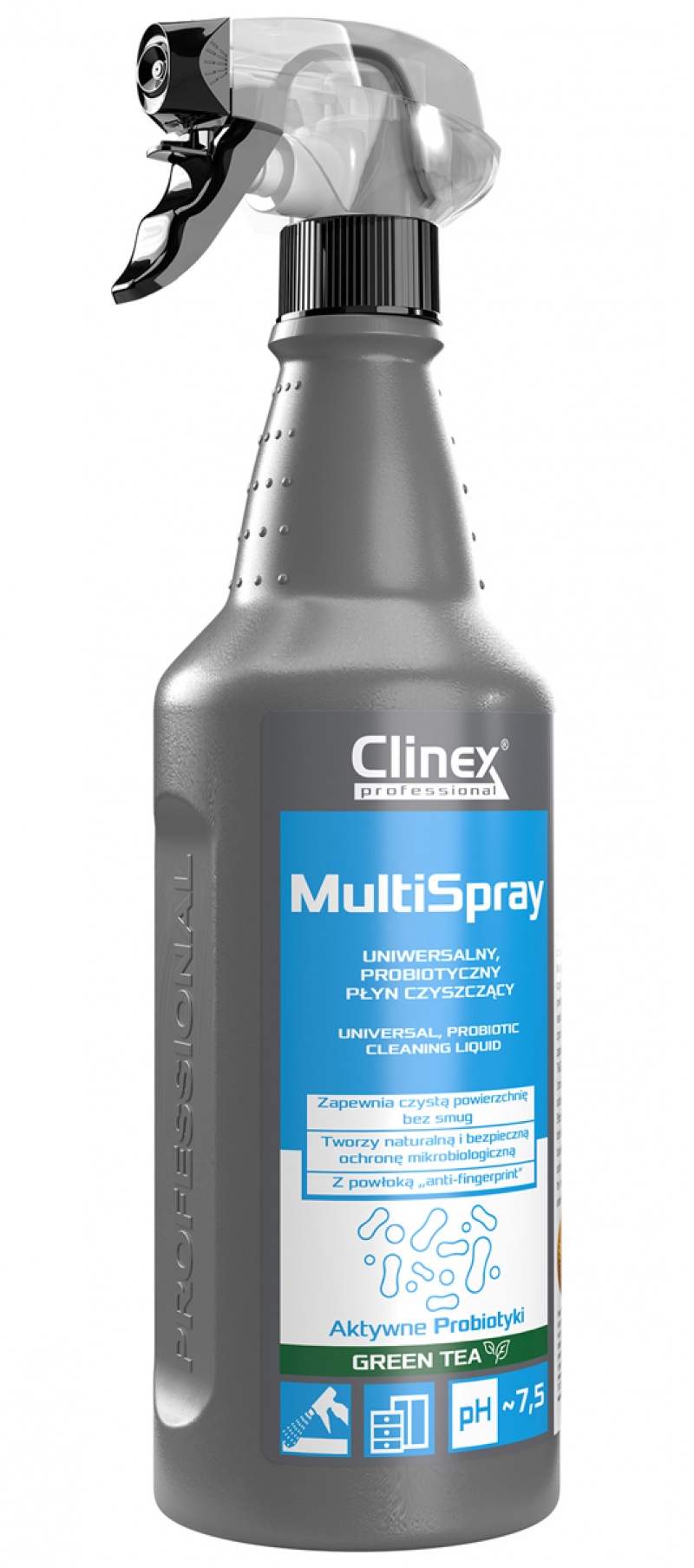 391504-372778-uniwersalny_spray_clinex_multi_spray_myjacy_-800w-1 Uniwersalny spray CLINEX Multi Spray, myjący, Green Tea, 1l - obrazek 1