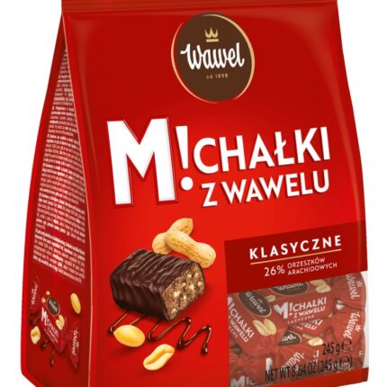 Cukierki czekoladowe WAWEL Michałki, klasyczne, 245g