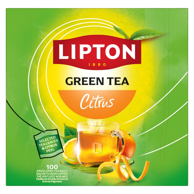 391554-361636-herbata_lipton_feel_good_selection_balance_z-800w-1 Herbata LIPTON Feel Good Selection, Balance, zielona, cytrusowa, 100 kopert - obrazek 1