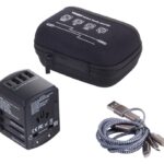 Adapter podróżny TROIKA World Travel, czarny