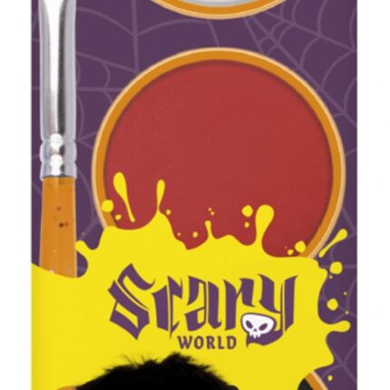 Farby do malowania twarzy JOVI Scary, 3x8ml, z pędzelkiem i gąbką, mix kolorów