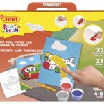 Zestaw do malowania piaskiem JOVI Play&Fun, pojazdy