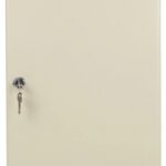 Szafka na klucze Q-CONNECT, na 80 kluczy, 370x280x60mm, szara