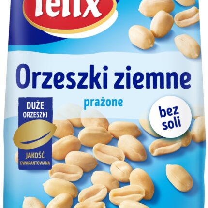 Orzeszki ziemne prażone FELIX, bez soli, 380g (opakowanie 14 szt.)
