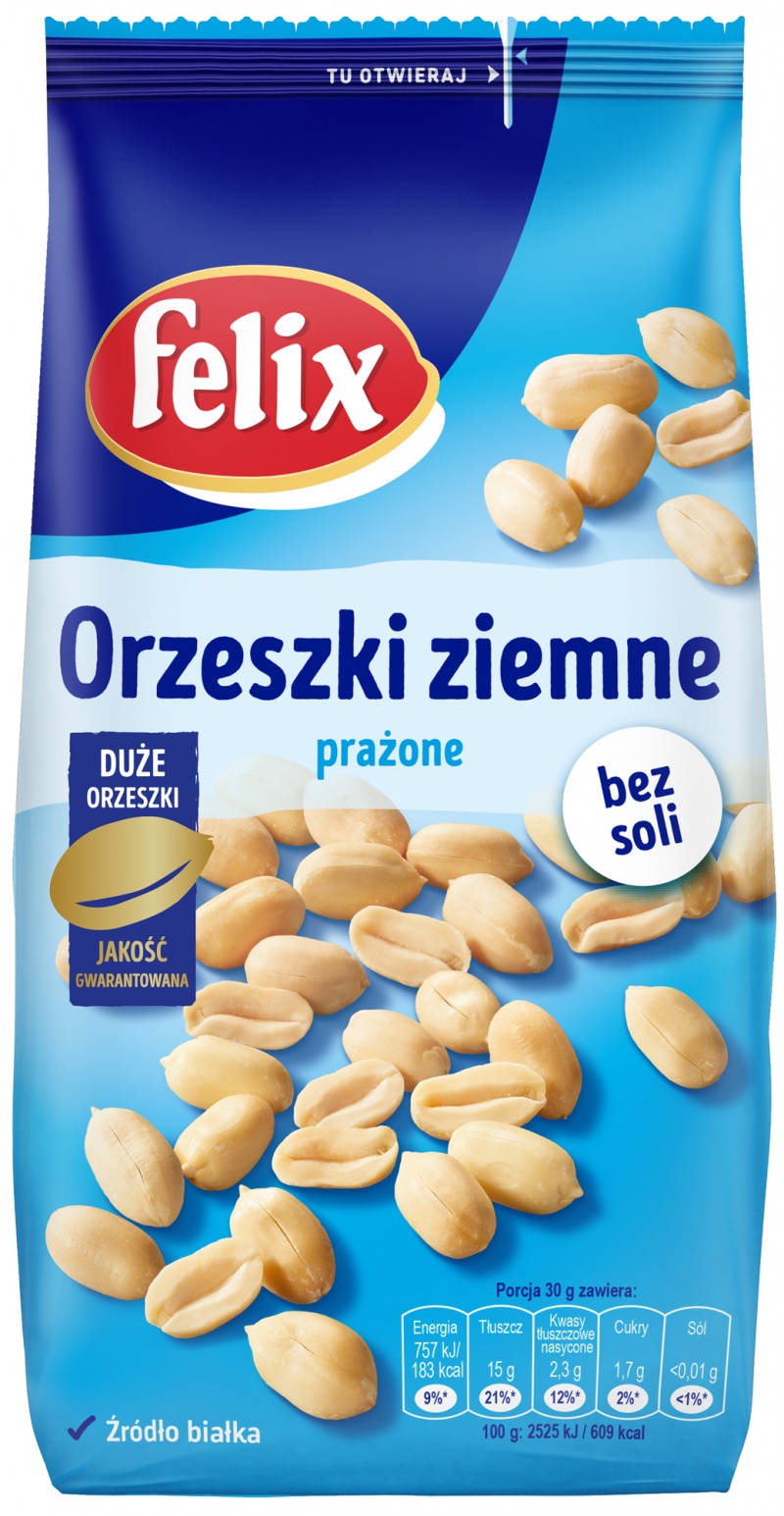 393426-406316-orzeszki_ziemne_prazone_felix_bez_soli_puszk-800w-1 Orzeszki ziemne prażone FELIX, bez soli, 380g (opakowanie 14 szt.) - obrazek 1