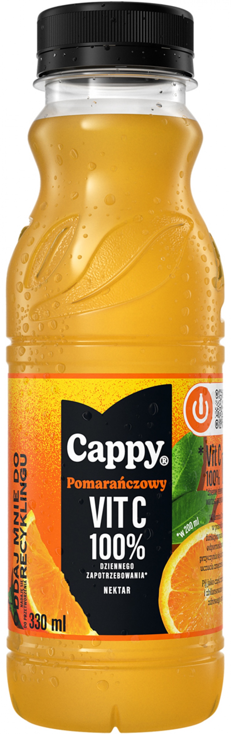 393429-406313-nektar_cappy_pomaranczowy_0_33l_kaucja-800w Nektar CAPPY, pomarańczowy, 0,33l, kaucja (opakowanie 12 szt.) - obrazek 1