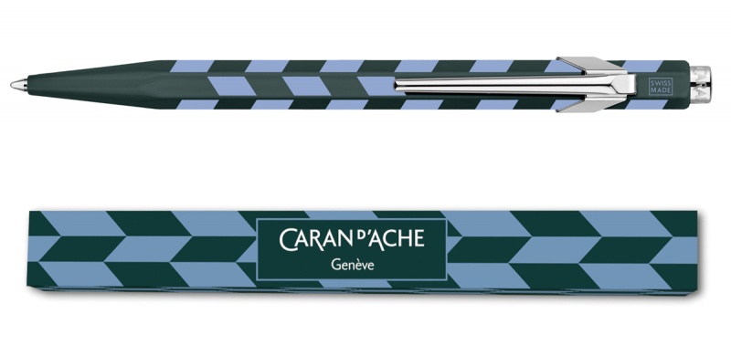 393770-406650-dlugopis_caran_d_ache_849_mosaic_spruce_gree-800w Długopis CARAN D'ACHE 849 Mosaic, spruce green - obrazek 1