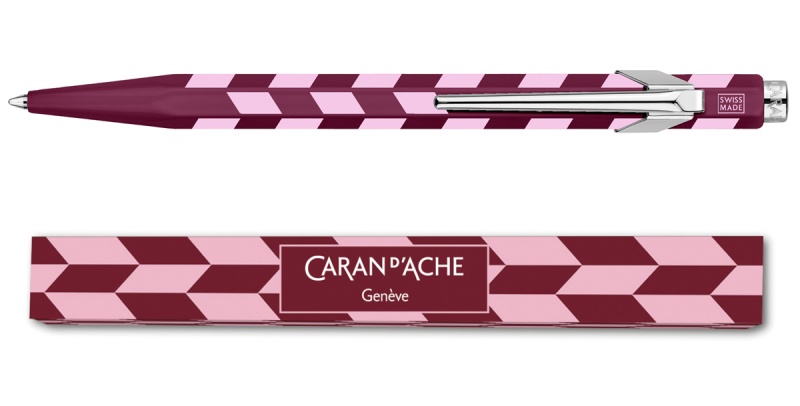 393775-406651-dlugopis_caran_d_ache_849_mosaic_garnet_red-800w Długopis CARAN D'ACHE 849 Mosaic, garnet red - obrazek 1