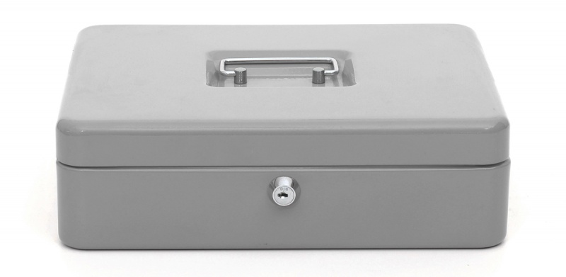 393807-406633-kasetka_na_pieniadze_q_connect_ekstra_duza_3-800w-1 Kasetka na pieniądze Q-CONNECT, ekstra duża, 330x235x90mm, srebrna - obrazek 1