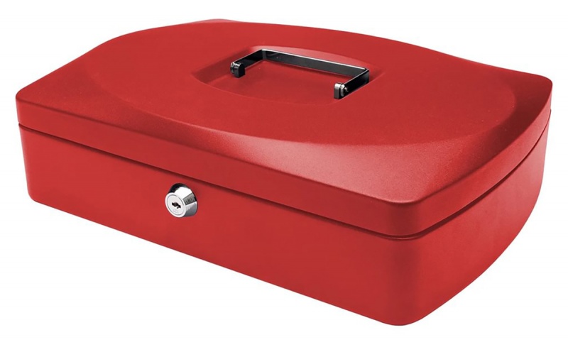 393813-406635-kasetka_na_pieniadze_q_connect_ekstra_duza_3-800w-1 Kasetka na pieniądze Q-CONNECT, ekstra duża, 330x235x90mm, czerwona - obrazek 1