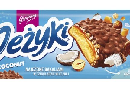 Ciastka Jeżyki, GOPLANA, 140 g, kokosowe (opakowanie 20 szt.)