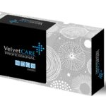 Chusteczki kosmetyczne celulozowe VELVET Professional Box, 2-warstwowe, 100 listków, biały