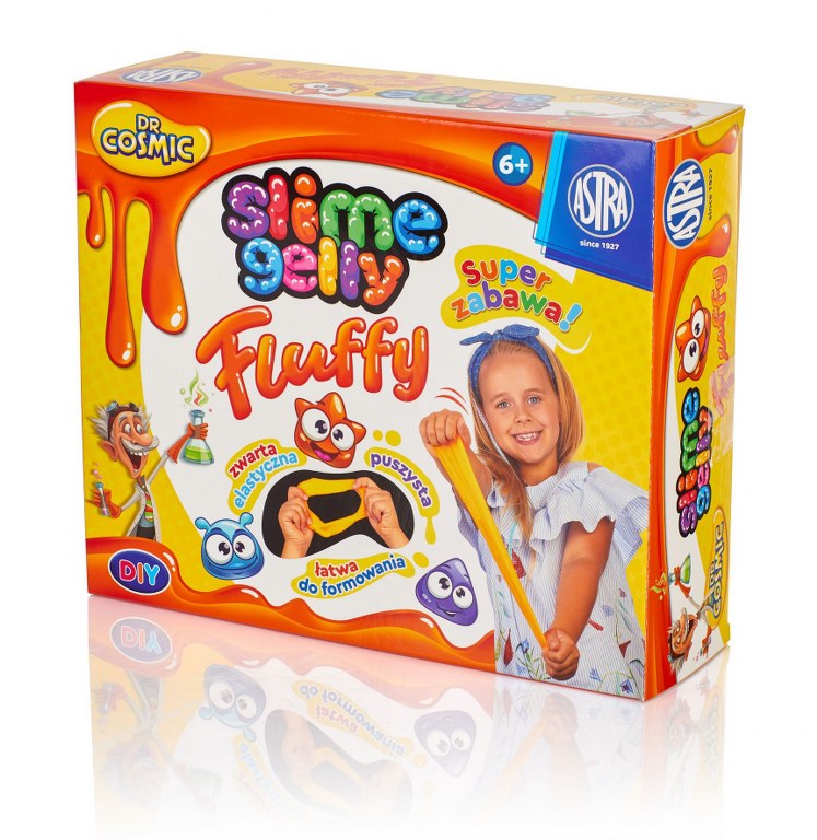DR COSMIC SLIME GELLY FLUFFY DIY POMARAŃCZ DR COSMIC SLIME GELLY FLUFFY DIY POMARAŃCZ - obrazek 1