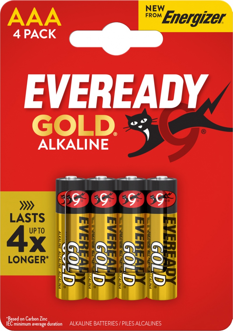 394490-407066-bateria_eveready_gold_from_energizer_aaa_lr0-800w Bateria EVEREADY GOLD from ENERGIZER, AAA, LR03, 1,5V, CP4 EU, 4 szt. - obrazek 1